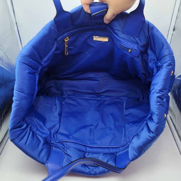 Tory Burch Ella Puffer Tote Nautical Blue - Picture 6 of 12